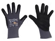 Protective gloves; Size: 9; grey-black; MaxiFlex® Endurance™ ATG