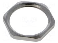 Nut; G1"; brass; Plating: nickel BM GROUP