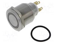 Switch: vandal resistant; Pos: 2; SPDT; 3A/220VAC; 5A/24VDC; IP65 ONPOW