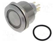 Switch: vandal resistant; Pos: 2; SPDT; 3A/220VAC; 5A/24VDC; IP65 ONPOW