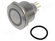 Switch: vandal resistant; Pos: 2; SPDT; 3A/220VAC; 5A/24VDC; IP65 ONPOW