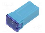 Fuse: fuse; 20A; 32VDC; automotive; 14.1mm; 14.1x12x27.2mm ELED