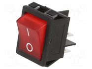 ROCKER; DPST; Pos: 2; OFF-ON; 16A/250VAC; red; neon lamp; R5; 250V LIGHT COUNTRY CO., LTD.