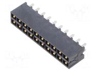 Connector: PCB-cable/PCB; socket; male; PIN: 20; miniMATE; straight SAMTEC