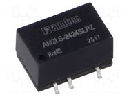Converter: DC/DC; 2W; Uin: 21.6÷26.4VDC; Uout: 24VDC; Iin: 98mA; SMD AIMTEC