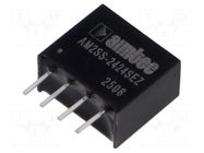 Converter: DC/DC; 2W; Uin: 21.6÷26.4VDC; Uout: 24VDC; Iout: 84mA AIMTEC