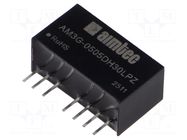 Converter: DC/DC; 3W; Uin: 4.5÷9VDC; Uout: 5VDC; Uout2: -5VDC; SIP8 AIMTEC