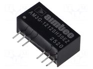 Converter: DC/DC; 3W; Uin: 9÷18VDC; Uout: 12VDC; Iout: 250mA; SIP8 AIMTEC