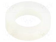 Washer; round; D=9mm; h=2.3mm; polyamide; natural ESSENTRA
