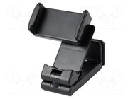 Car holder; black; for dashboard; Size: 50-90mm; 6" GEMBIRD