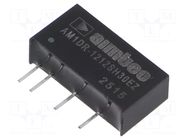 Converter: DC/DC; 1W; Uin: 11.2÷12.6VDC; Uout: 12VDC; Iout: 84mA AIMTEC