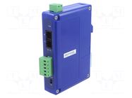 Converter; RS232/RS422/RS485/single-mode fiber; 10÷48VDC; IP30 ADVANTECH