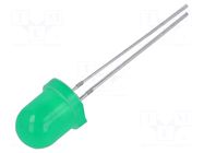 LED; green; 8mm; 120÷250mcd; 45°; 1.7÷2.6VDC; No.of term: 2; 60mW BRIGHTEK (EUROPE)