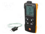 Meter: temperature; digital; LCD; -50÷1000°C; Ch: 1; 182x64x40mm TESTO