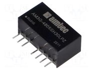 Converter: DC/DC; 3W; Uin: 36÷75VDC; Uout: 5VDC; Iin: 78mA; SIP8; THT AIMTEC