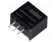 Converter: DC/DC; 15W; Uin: 8÷20VDC,16÷36VDC; Uout: 12VDC; Iout: 1A AIMTEC