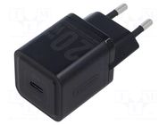 Power supply: switching; mains,plug-in; 5÷12VDC; 20W; black; 3A VENTION