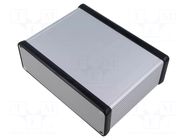 Enclosure: with panel; 1455; X: 165mm; Y: 120mm; Z: 51.5mm; aluminium HAMMOND