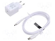 Power supply: switching; mains,plug-in; 5÷12VDC; 20W; white; 3A VENTION