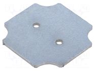 Mounting plate; steel HAMMOND
