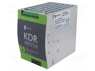 Power supply: switching; 480W; for DIN rail mounting; OUT: 1; KDR BREVE TUFVASSONS