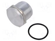 Plug; Cutout: Ø22mm; Mat: aluminum alloy; Panel thick: max.10mm ONPOW