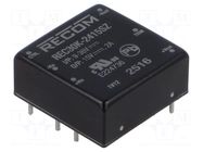 Converter: DC/DC; 30W; Uin: 9÷36VDC; Uout: 15VDC; Iout: 2A; 1"x1" RECOM