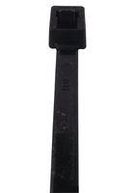 CABLE TIE, REL, BLACK, 250X4.6MM, PK100