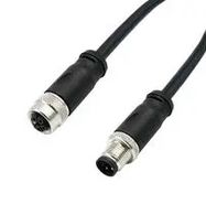 CABLE ASSY, 4P M12 PLUG-RCPT, 6.6 