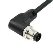 CBL ASSY, 4P R/A M12 PLUG-FREE END/16.4 