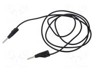 Test lead; 60VDC; 30VAC; 6A; banana plug with axial socket 2mm HIRSCHMANN T&M