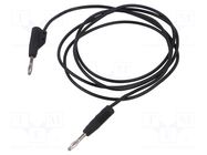 Test lead; 60VDC; 30VAC; 6A; banana plug with axial socket 2mm HIRSCHMANN T&M