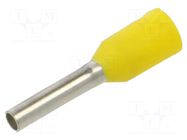 Tip: bootlace ferrule; insulated; copper; 1mm2; 8mm; tinned WEIDMÜLLER