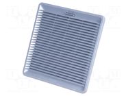 Fan: DC; axial; 24VDC; 195÷250m3/h; 64dBA; ball; IP54; grey FINDER