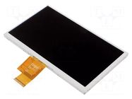 Display: TFT; 7"; 1024x600; Illumin: LED; Dim: 164.8x99.8x5.55mm DISPLAY ELEKTRONIK
