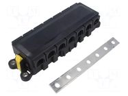 Fuse holder; 600A; Leads: solder lugs M8; 32V; -40÷105°C LITTELFUSE