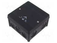 Enclosure: junction box; X: 102mm; Y: 102mm; Z: 57mm; IP66; black SPELSBERG