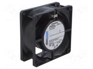 Fan: DC; axial; 24VDC; 80x80x32mm; 54m3/h; 36dBA; ball; 9294305308 EBM-PAPST