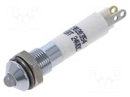 Indicator: LED; prominent; green/red; 24VDC; Ø6mm; IP40; connectors CML INNOVATIVE TECHNOLOGIES