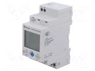 Programmable time switch; DPDT; 110÷230VAC; 110÷230VDC; IP20 FINDER