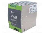 Power supply: switching; 480W; for DIN rail mounting; OUT: 1; KWR BREVE TUFVASSONS