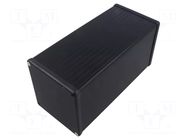 Enclosure: with panel; 1455; X: 104.5mm; Y: 220mm; Z: 104.5mm; black HAMMOND