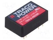 Converter: DC/DC; 3W; Uin: 36÷75VDC; Uout: 15VDC; Uout2: -15VDC; THT TRACO POWER
