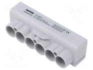 Splice terminal: distribution block; SLT50; 1kV; PIN: 9(6+3) MOREK