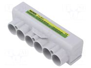 Splice terminal: distribution block; SLT50; 1kV; PIN: 6; ways: 1 MOREK