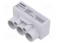 Splice terminal: distribution block; SLT50; 1kV; PIN: 5(3+2) MOREK