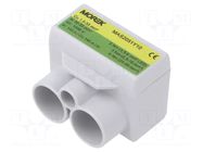 Splice terminal: distribution block; SLT50; 1kV; PIN: 3(2+1) MOREK