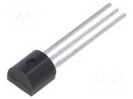 Transistor: PNP; bipolar; 120V; 0.05A; 0.5W; TO92 ONSEMI