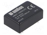 Converter: DC/DC; 3W; Uin: 9÷18VDC; Uout: 5VDC; Iin: 316mA; DIP24; THT AIMTEC