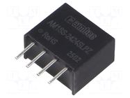 Converter: DC/DC; 1W; Uin: 21.6÷26.4VDC; Uout: 24VDC; Iin: 55mA; SIP4 AIMTEC